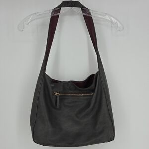 Joy Susan Charcoal Gray Hobo Bag